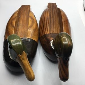 Wooden duck decoration
